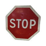 Old stop sign