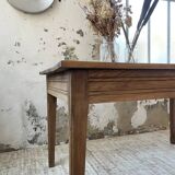 Table de ferme chêne 140 cm