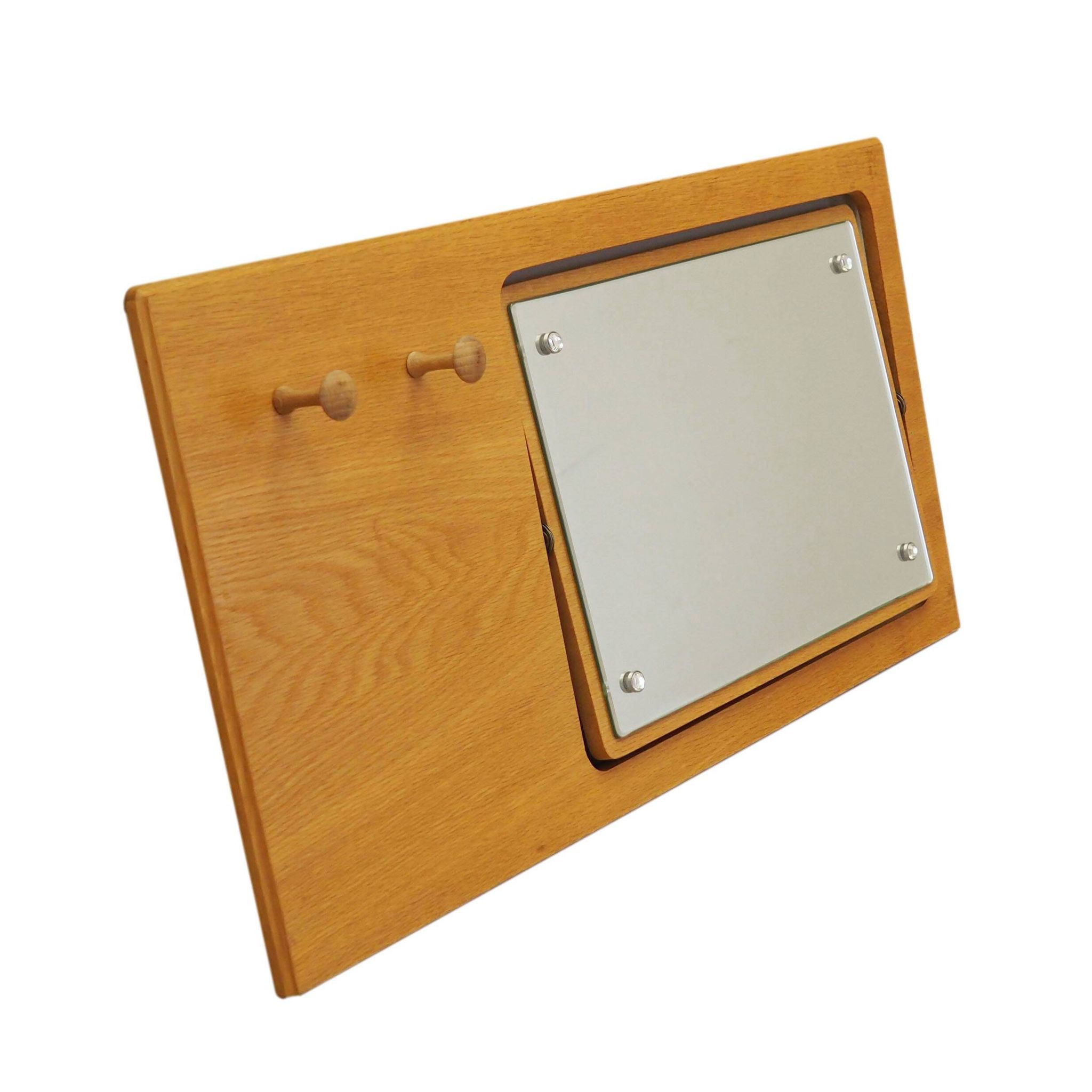 Cintre avec miroir, design danois, années 1980, production : Danemark