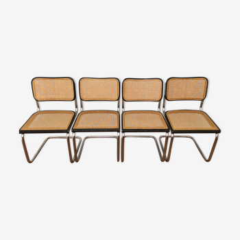 Set de 4 chaises Cesca B32 Marcel Breuer