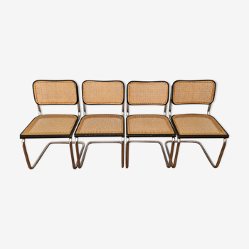 Set of 4 chairs Cesca B32 Marcel Breuer