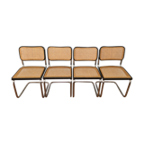 Set of 4 chairs Cesca B32 Marcel Breuer