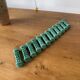 Vallauris green ceramic knife holder