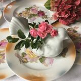 Vintage Porcelain Flower Picker Dove