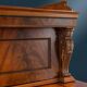 Writing desk in mahogany, Italy, 19th century