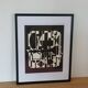 Tableau Vintage Art Optique - Victor Vasarely - Frame 50x40cm