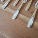 Cailar Bayard Set of 12 silver-plated dessert forks Art Deco