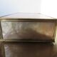 Pink mother-of-pearl and brass box 70s