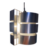 VINTAGE 1970 SPACE AGE BRUSHED ALUMINIUM LAMP/SUSPENSION MAX SAU
