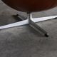 Early Egg chair with footstool by Arne Jacobsen for Fritz Hansen, Denmark 1960s