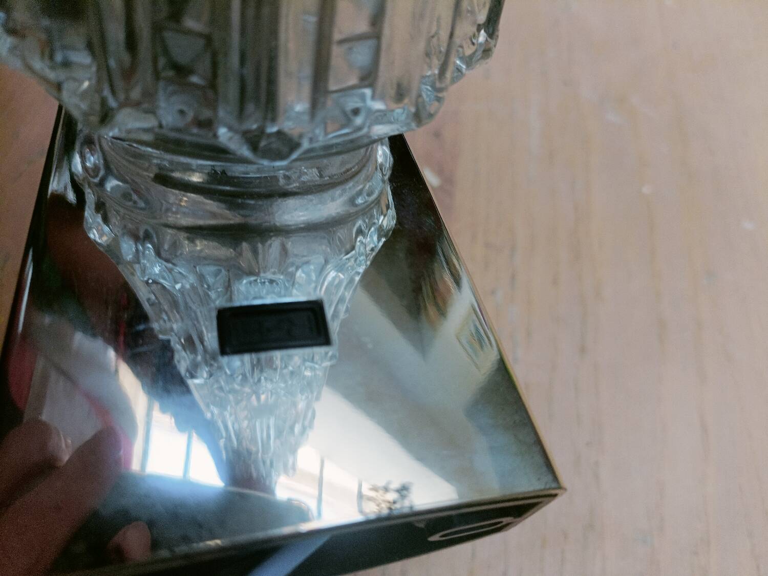 Pair of chrome Space Age wall lights