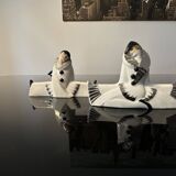 Knife holders (set of 10), Pierrot & Colombine