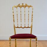 Chaise Chiavari Hollywood Regency 1960