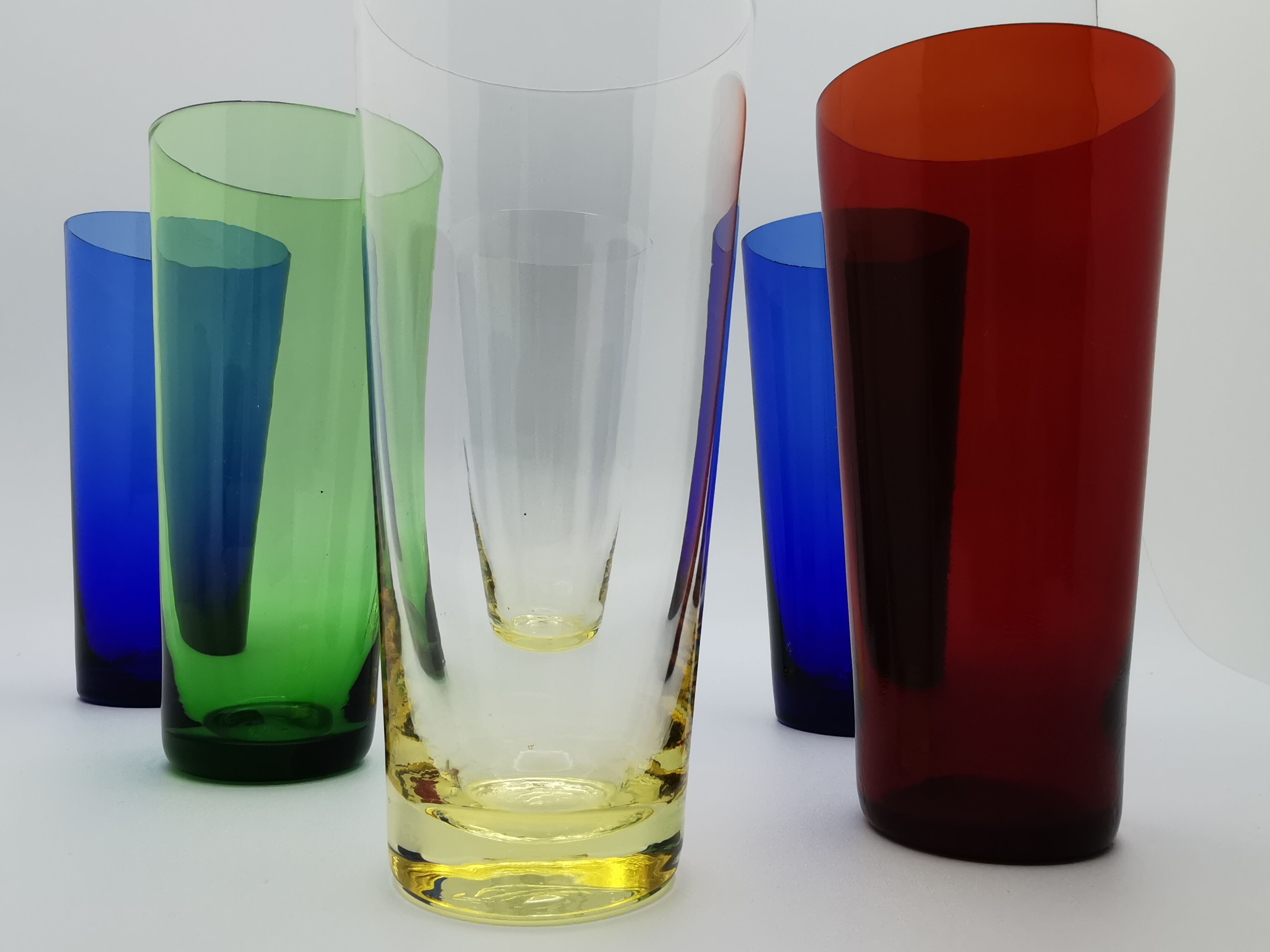 Vintage 1960s glass orangeade service