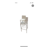 Set of 2 transparent Plexiglas bar chairs, chrome legs
