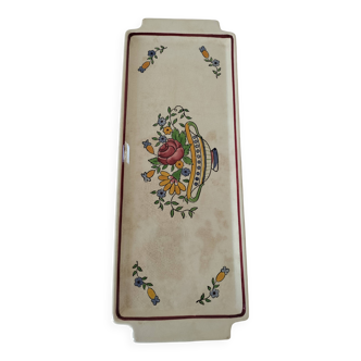 Rectangular Gien dish, Luxembourg model