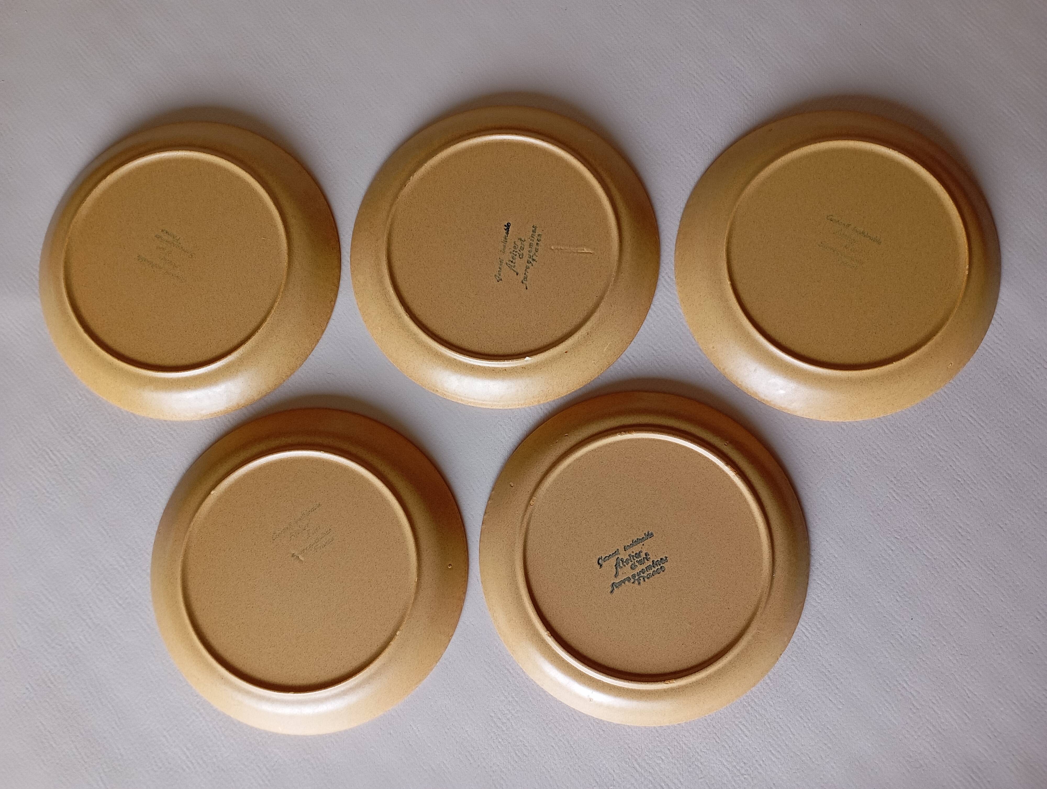 Sarreguemines "Chaumière" dinner plates