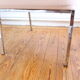 Fauteuil en chrome et tissus vintage design