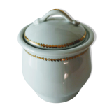 Snake porcelain sugar pot