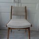 Series of 4 vintage chairs from the 50s in beech