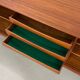 Danish teak tambour door Sideboard by Bernt Petersen 60s