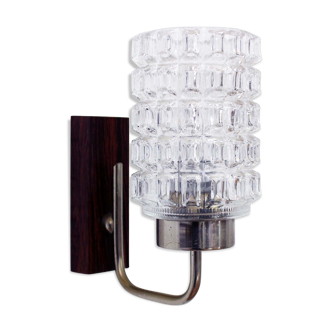 Glass wall lamp years 50