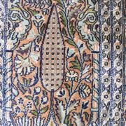 Silk cashmere carpet 143x79cm