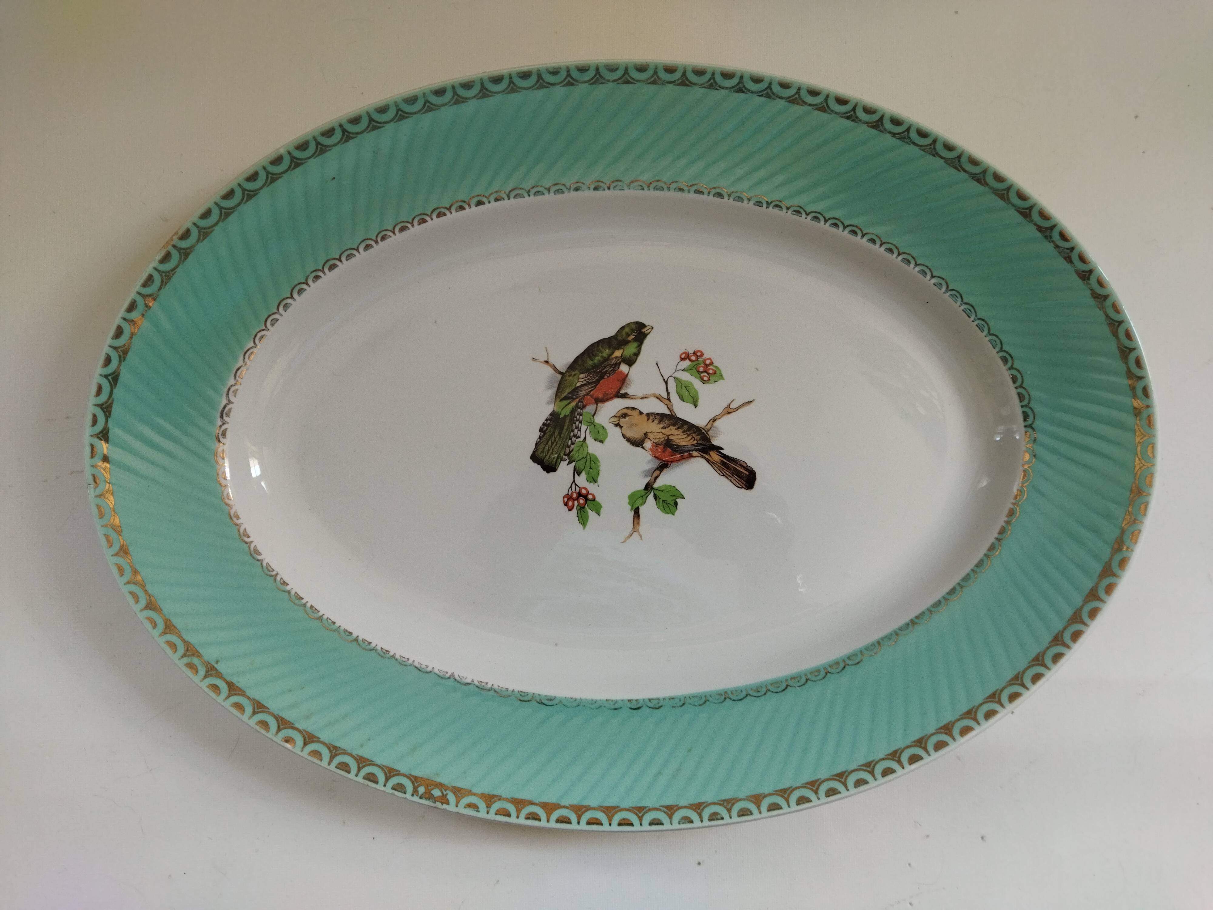 Dish Fenal Badonviller "Birds"