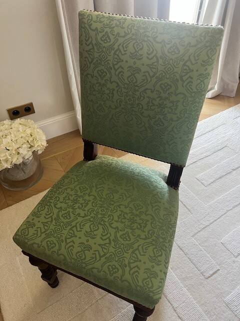 Wooden chair in Henri II style – Neo-Renaissance – Fully restored