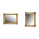 Miroir de mur doré du 19ème siècle