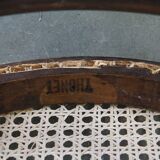 Set of 2 original vintage Thonet bistro design chairs