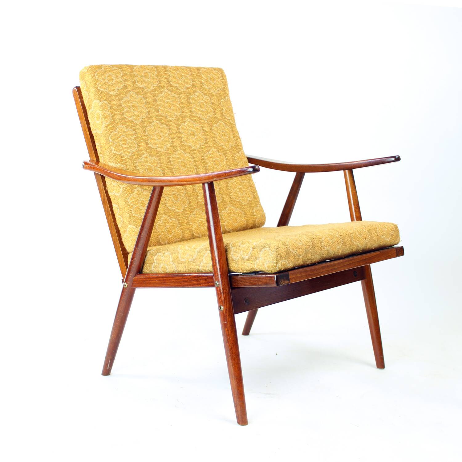 Boomerang Armchair By Ton, Czechoslovakia 1960s