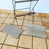 Side table with integrated magazine rack Tjerk Reijenga Pilastro 1950s