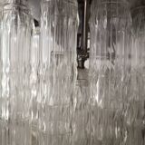 Set of Murano glass light fixtures by Venini 1970s