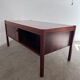 Old Danish Scandinavian desk in rosewood veneer designed by Christian Linneberg