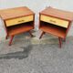 Pair of vintage bedsides 1 drawer