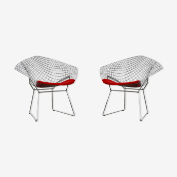 Diamond chairs by Harry Bertoia for Knoll, 1980s