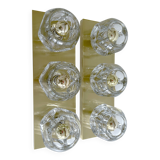 Pair of large vintage architectural wall lights