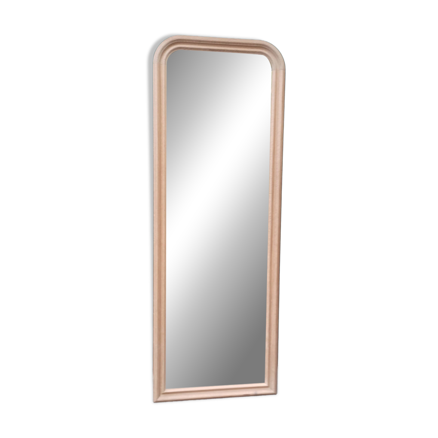 Miroir en chene clair de style louis-philippe