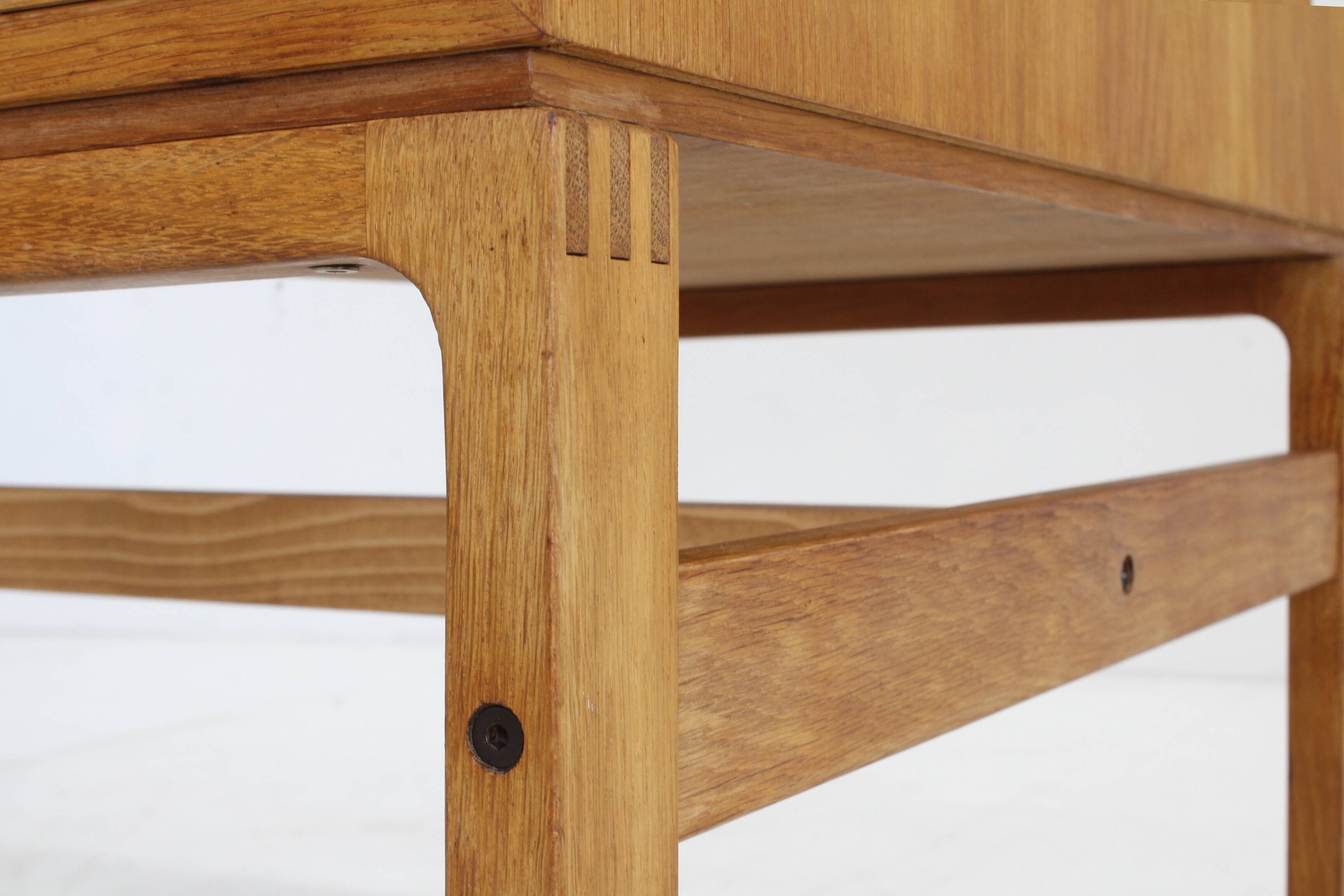 Vintage Danish teak desk by Arne Wahl Iversen 1950s