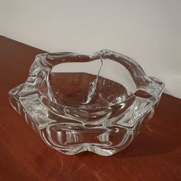 Grand cendrier cristal Daum ancien