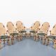 Ensemble de 6 chaises d’intérieur / d’extérieur vintage 1970