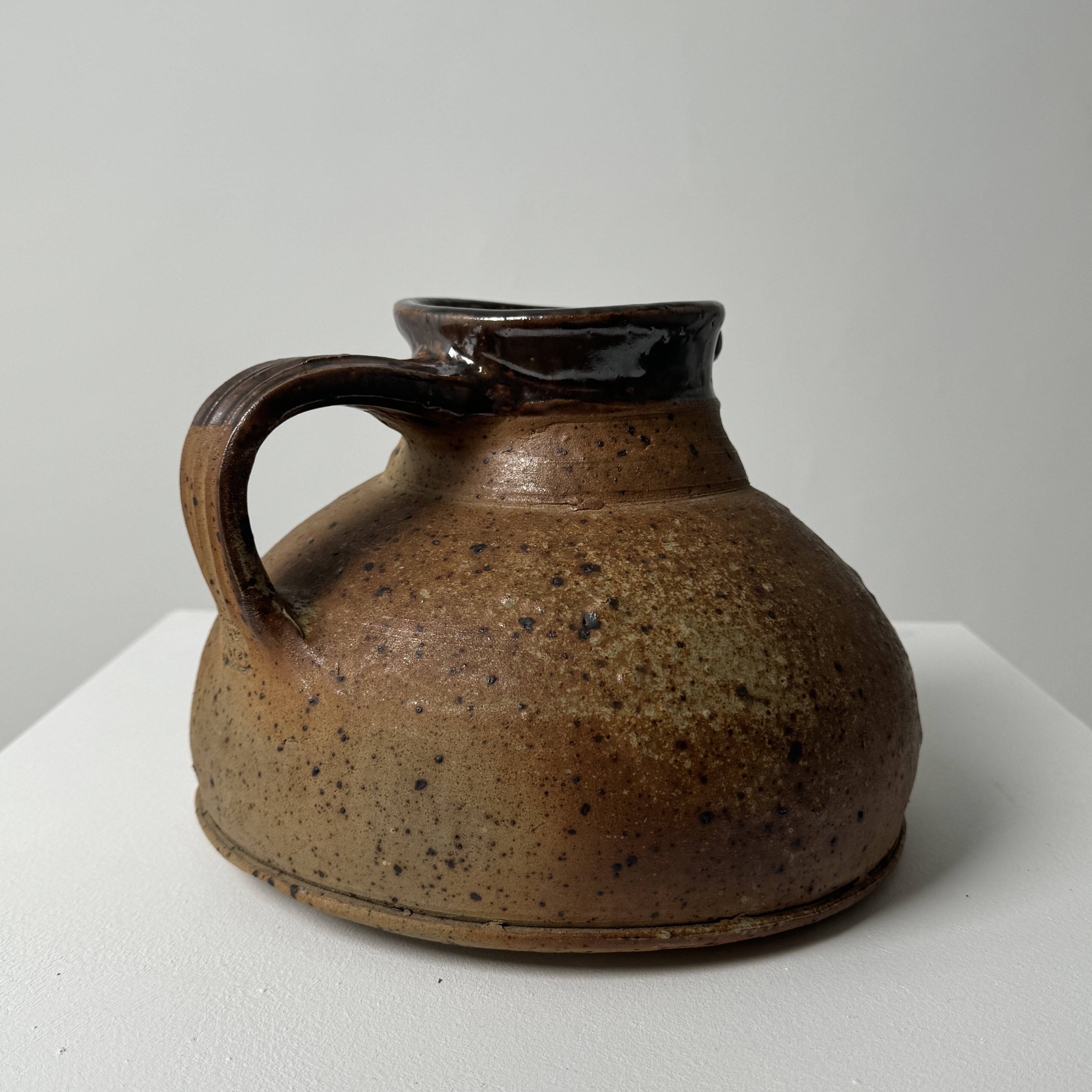 Large pitcher by Pierre Digan, La Borne, circa 1960.