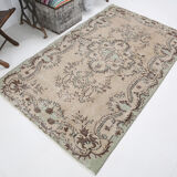 4x7 classic floral vintage tapis rug, 211x125cm