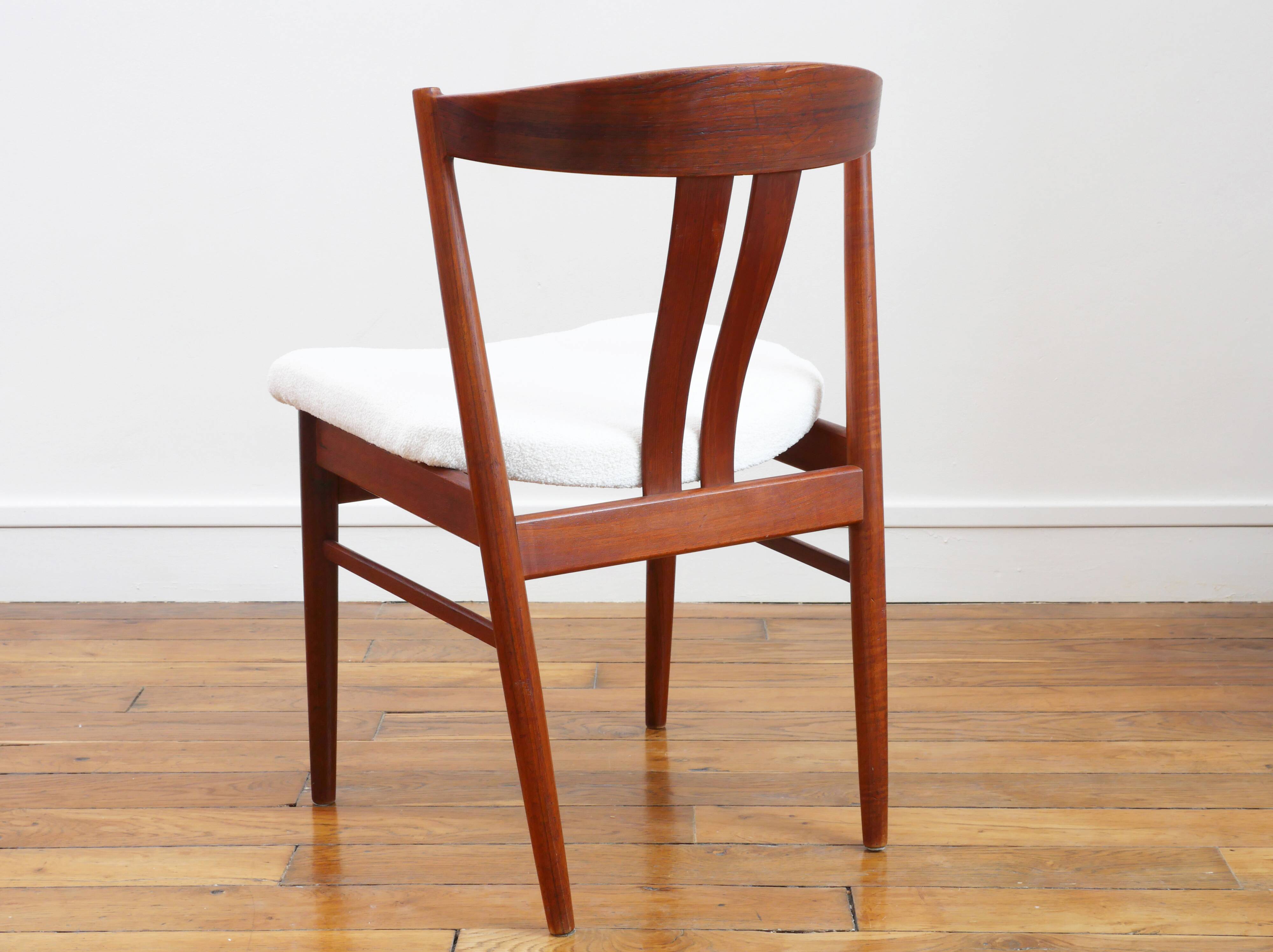 Teak chair – Carl Ewent Ekstrom – Restored