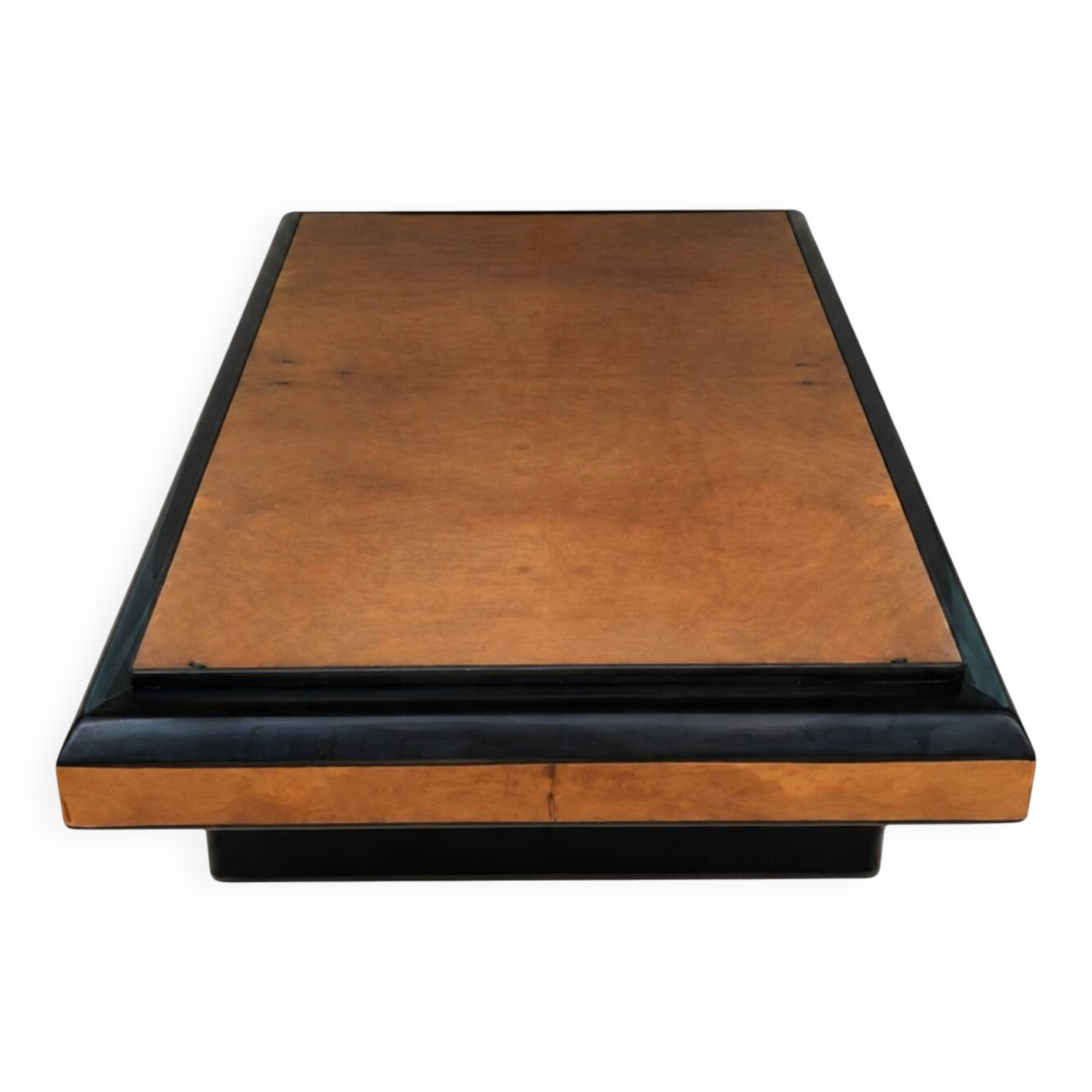 Large coffee table in elm burl – Contemporary design