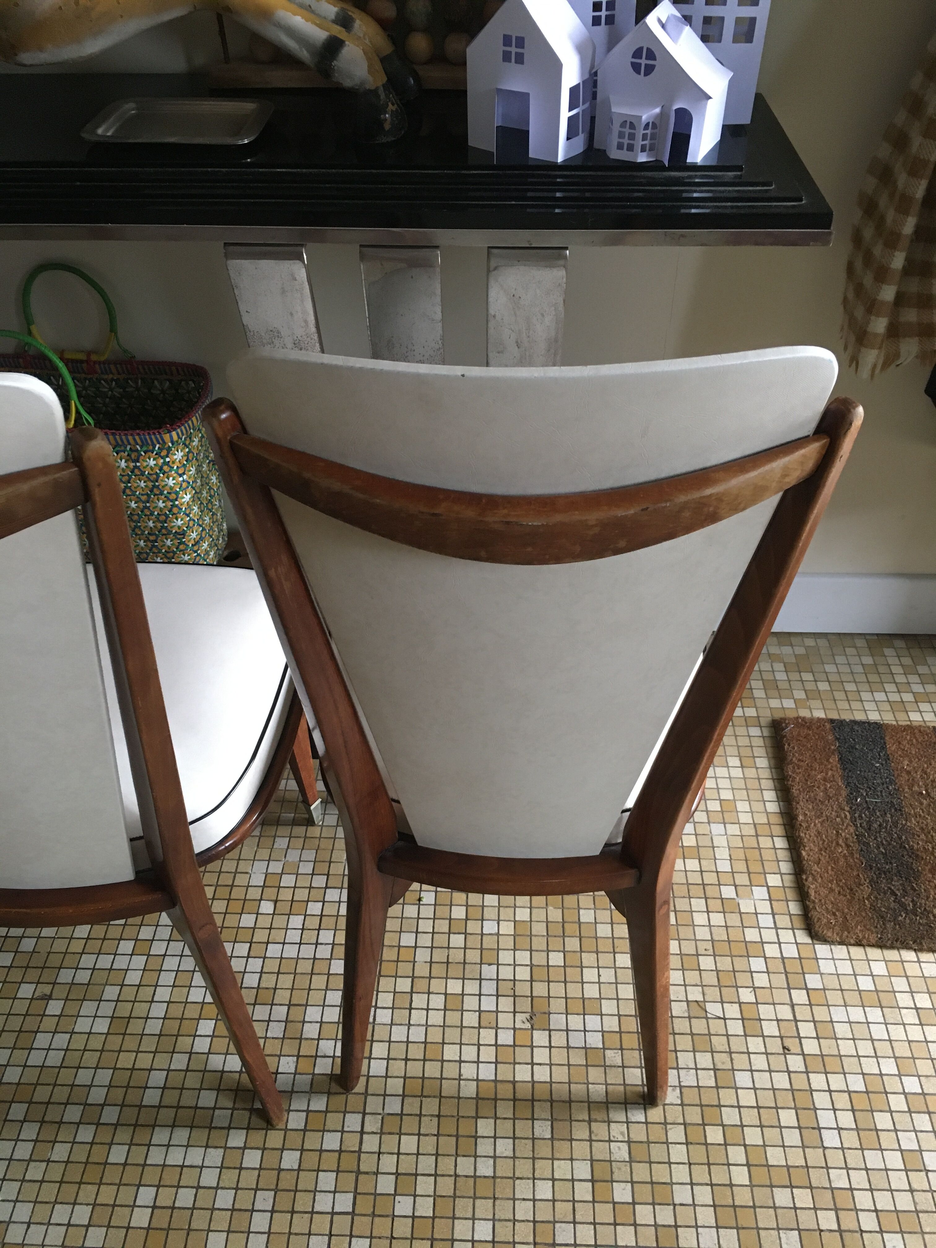 Trio of Monobloc chairs