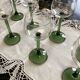 9 Alsace Cristalline wine glasses, dimensions: height - 17cm - diameter - 7cm -