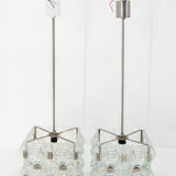 Set of Two Glass Pendant by Kamenicky Senov, 1960s
