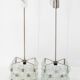 Set of Two Glass Pendant by Kamenicky Senov, 1960s